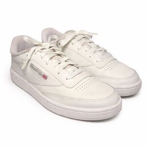 Reebok Club C Style White Leather Sneakers Women’s Size 9 Classic Casual